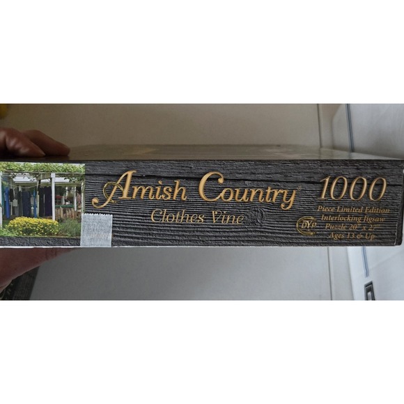Amish Country 1000 Piece Puzzle, CLOTHES VINE,  Doyle Yoder Limited Edition - Picture 5 of 5
